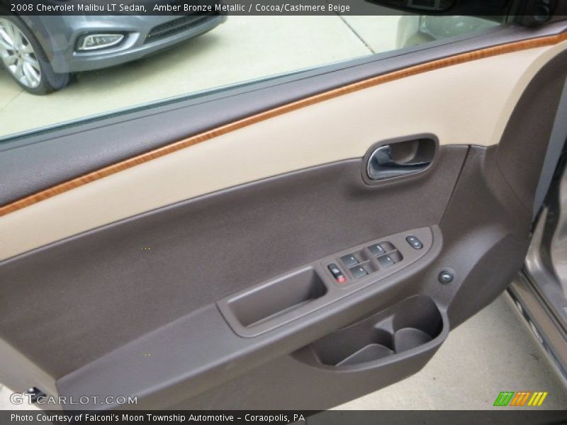 Amber Bronze Metallic / Cocoa/Cashmere Beige 2008 Chevrolet Malibu LT Sedan