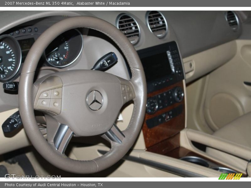 Alabaster White / Macadamia 2007 Mercedes-Benz ML 350 4Matic