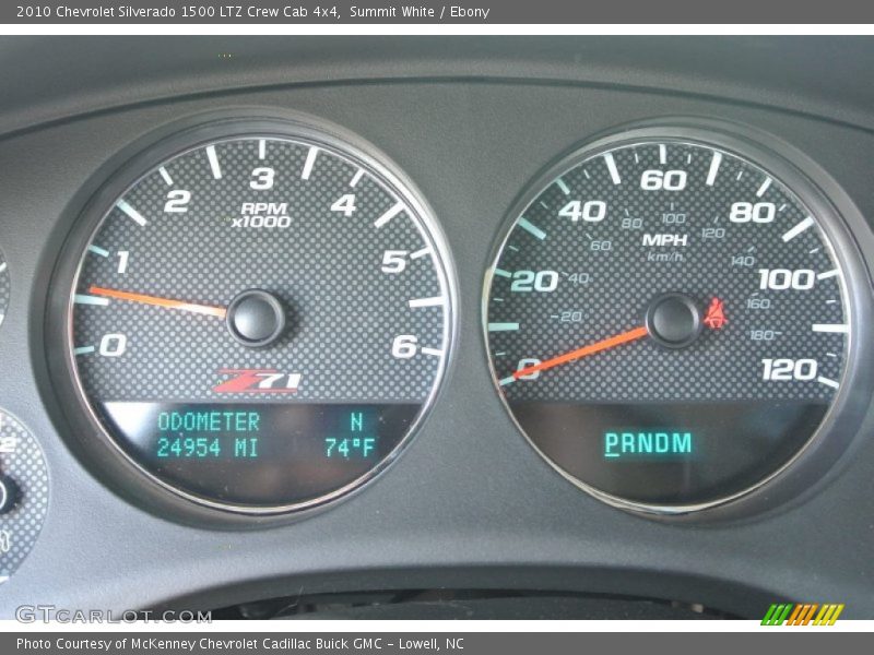 Summit White / Ebony 2010 Chevrolet Silverado 1500 LTZ Crew Cab 4x4
