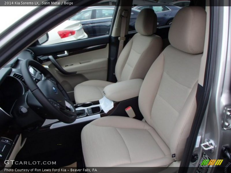 Satin Metal / Beige 2014 Kia Sorento LX