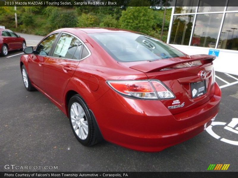 Sangria Red Mica / Black 2010 Mazda MAZDA6 i Touring Sedan