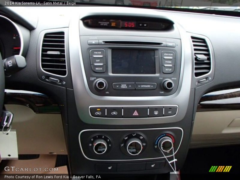 Controls of 2014 Sorento LX