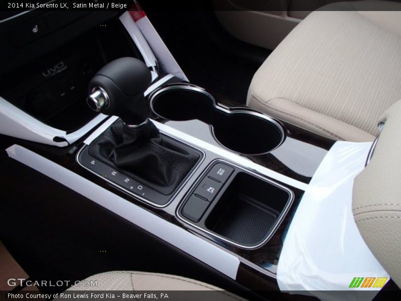 2014 Sorento LX 6 Speed Sportmatic Automatic Shifter