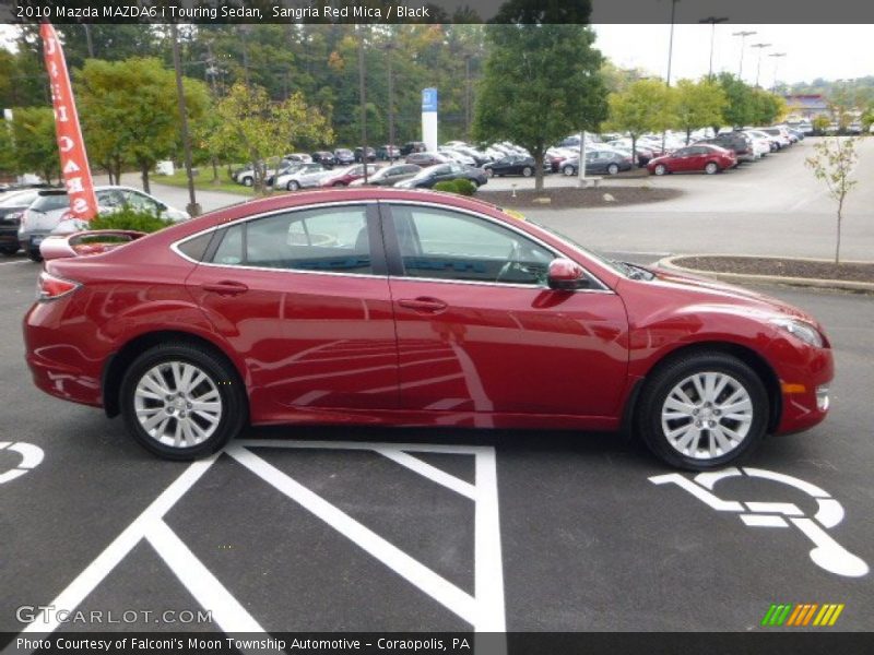 Sangria Red Mica / Black 2010 Mazda MAZDA6 i Touring Sedan