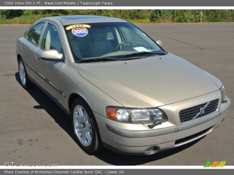 Maya Gold Metallic / Taupe/Light Taupe 2002 Volvo S60 2.4T