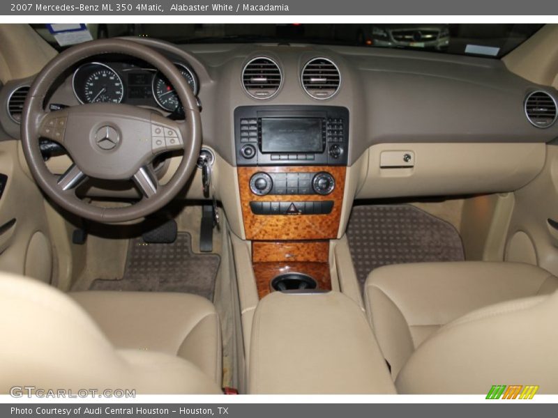 Alabaster White / Macadamia 2007 Mercedes-Benz ML 350 4Matic