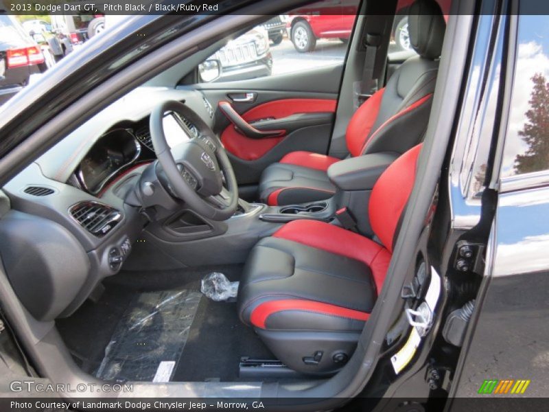 Front Seat of 2013 Dart GT
