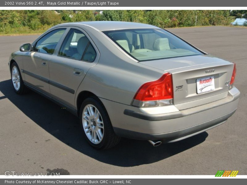 Maya Gold Metallic / Taupe/Light Taupe 2002 Volvo S60 2.4T