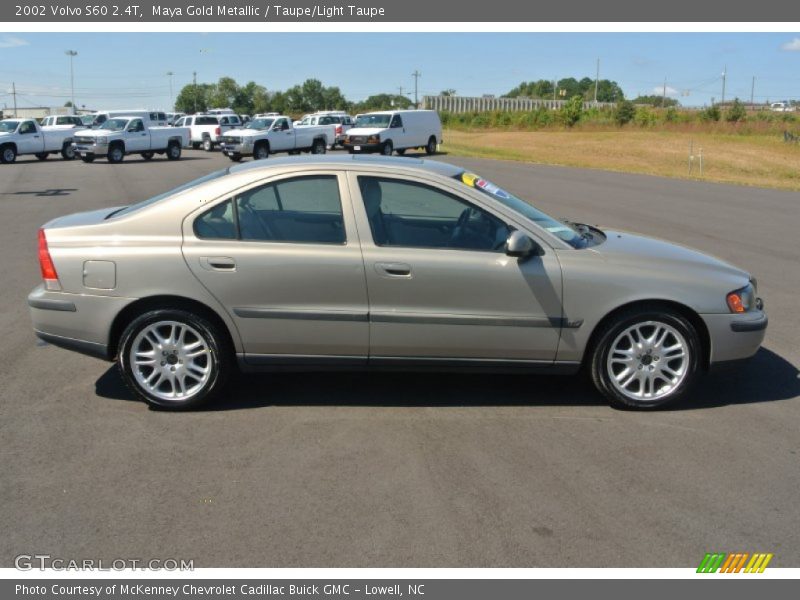 Maya Gold Metallic / Taupe/Light Taupe 2002 Volvo S60 2.4T