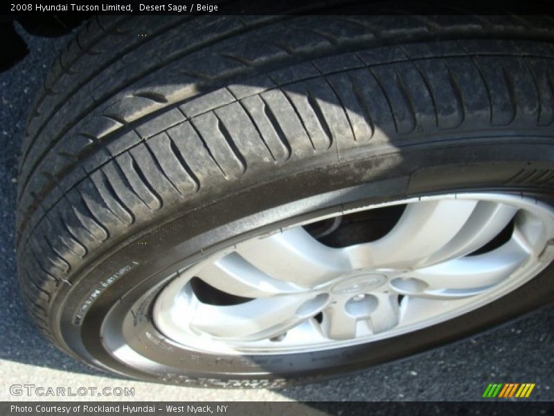 Desert Sage / Beige 2008 Hyundai Tucson Limited