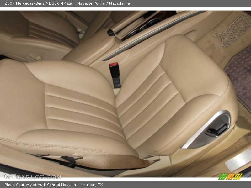 Alabaster White / Macadamia 2007 Mercedes-Benz ML 350 4Matic