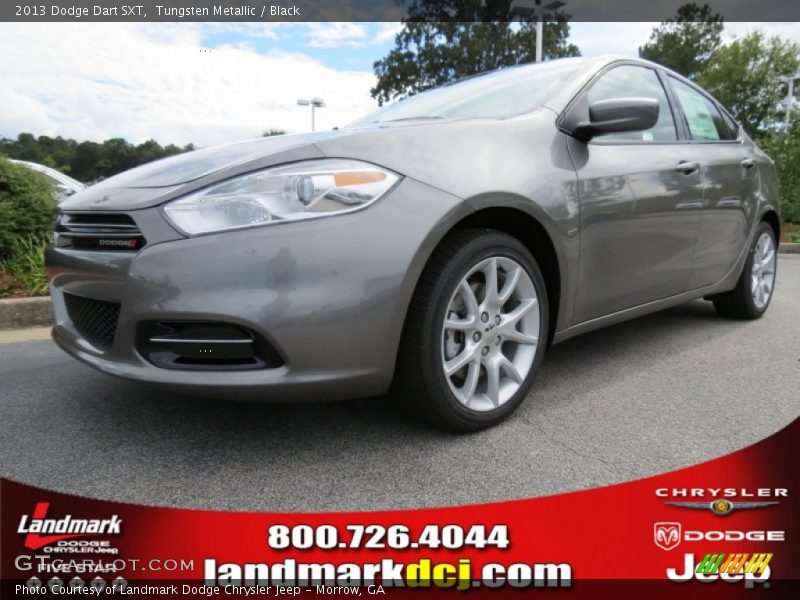 Tungsten Metallic / Black 2013 Dodge Dart SXT