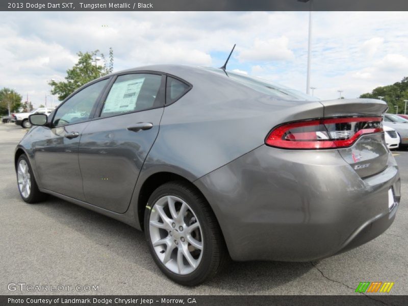 Tungsten Metallic / Black 2013 Dodge Dart SXT
