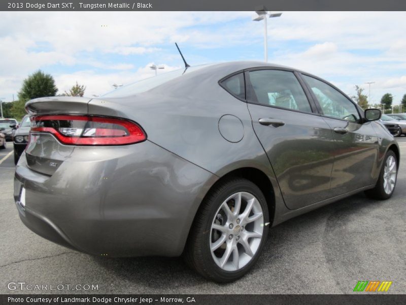 Tungsten Metallic / Black 2013 Dodge Dart SXT