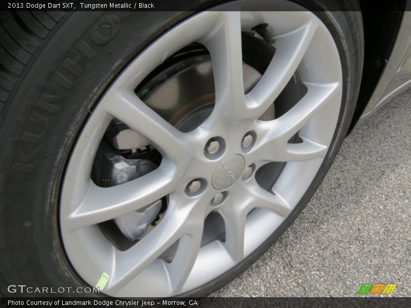 Tungsten Metallic / Black 2013 Dodge Dart SXT
