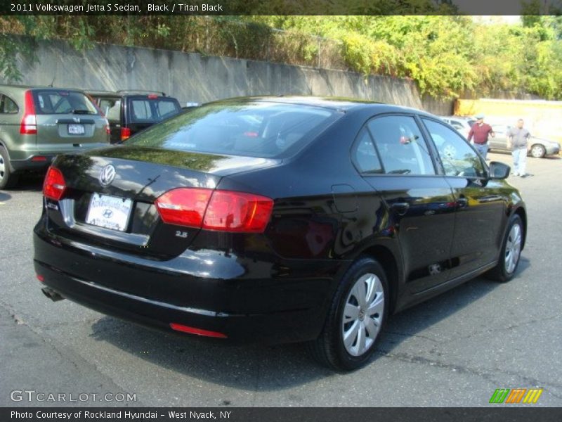 Black / Titan Black 2011 Volkswagen Jetta S Sedan