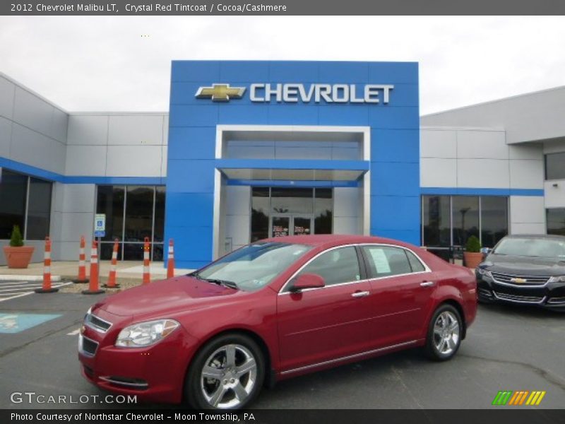 Crystal Red Tintcoat / Cocoa/Cashmere 2012 Chevrolet Malibu LT