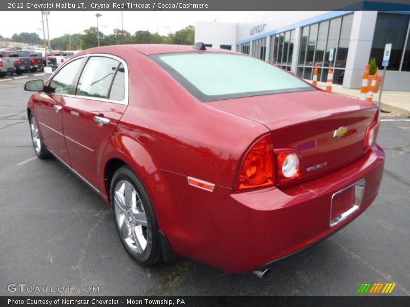 Crystal Red Tintcoat / Cocoa/Cashmere 2012 Chevrolet Malibu LT