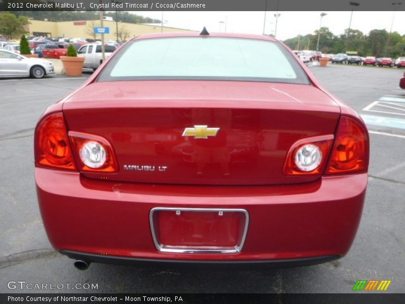 Crystal Red Tintcoat / Cocoa/Cashmere 2012 Chevrolet Malibu LT