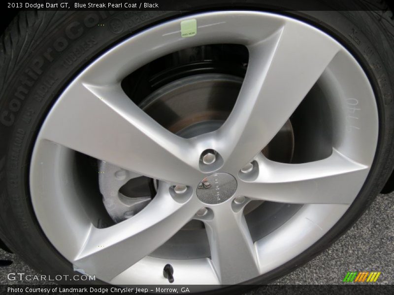 Blue Streak Pearl Coat / Black 2013 Dodge Dart GT