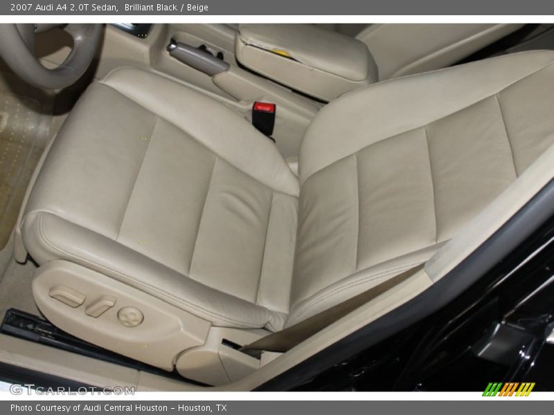 Brilliant Black / Beige 2007 Audi A4 2.0T Sedan