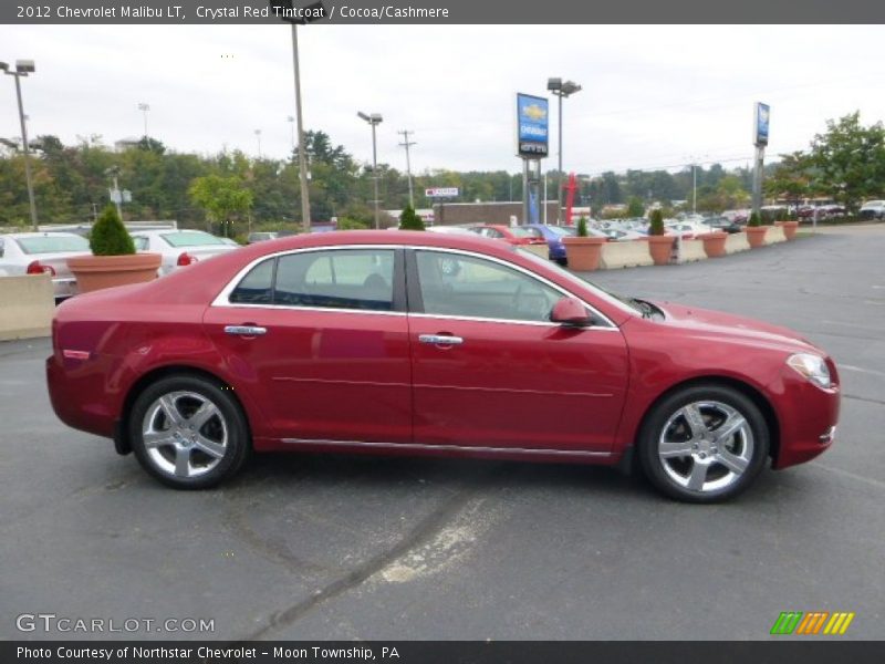 Crystal Red Tintcoat / Cocoa/Cashmere 2012 Chevrolet Malibu LT