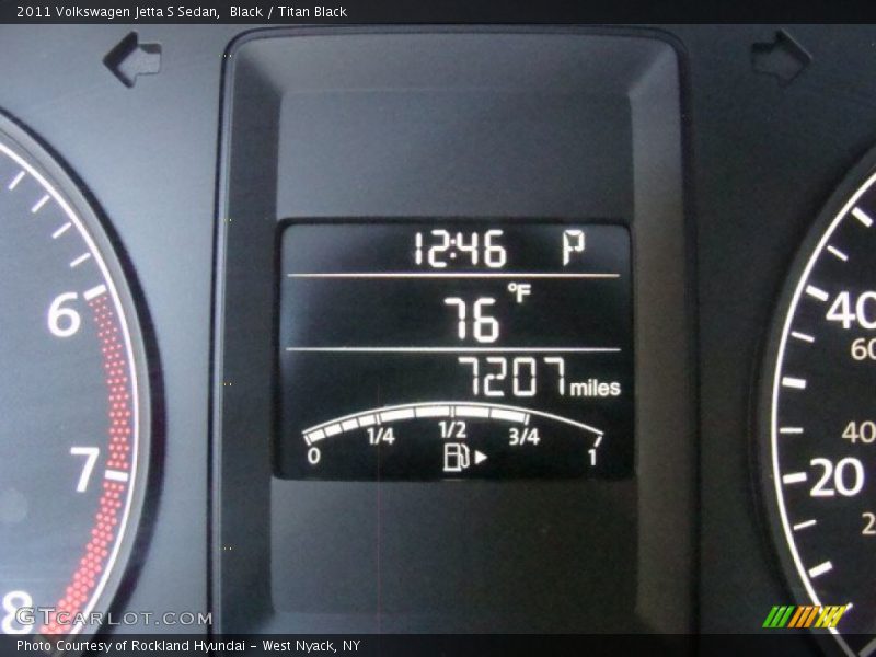 Black / Titan Black 2011 Volkswagen Jetta S Sedan