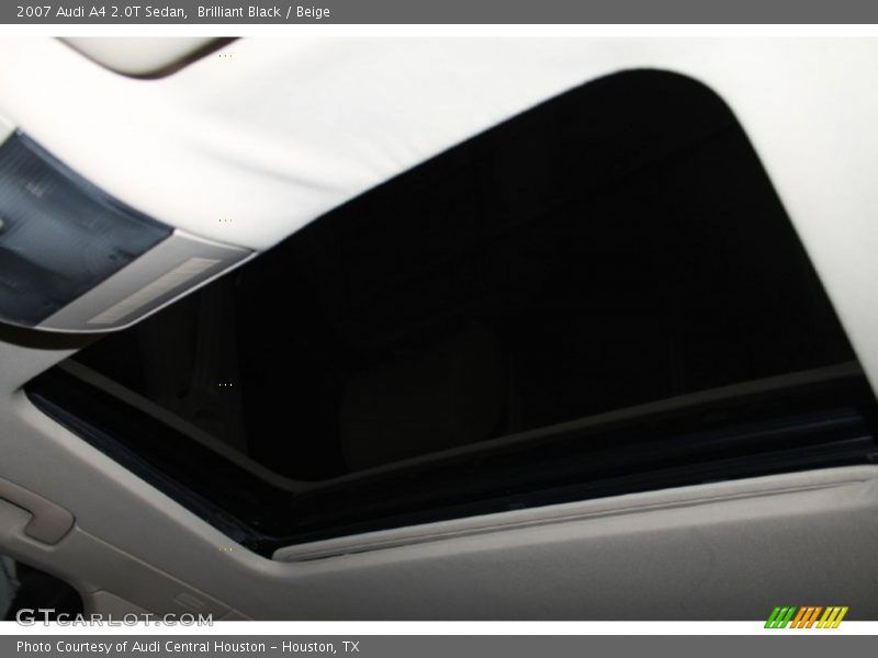 Brilliant Black / Beige 2007 Audi A4 2.0T Sedan