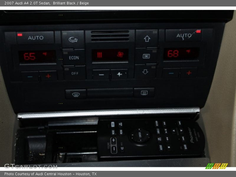 Brilliant Black / Beige 2007 Audi A4 2.0T Sedan