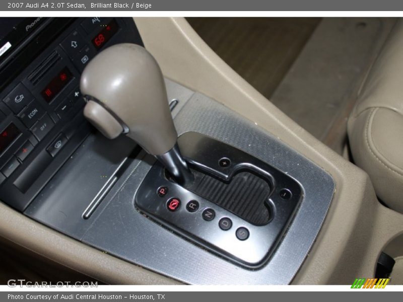 Brilliant Black / Beige 2007 Audi A4 2.0T Sedan