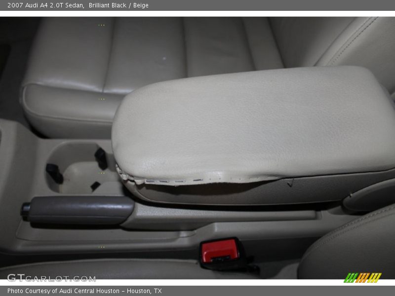 Brilliant Black / Beige 2007 Audi A4 2.0T Sedan