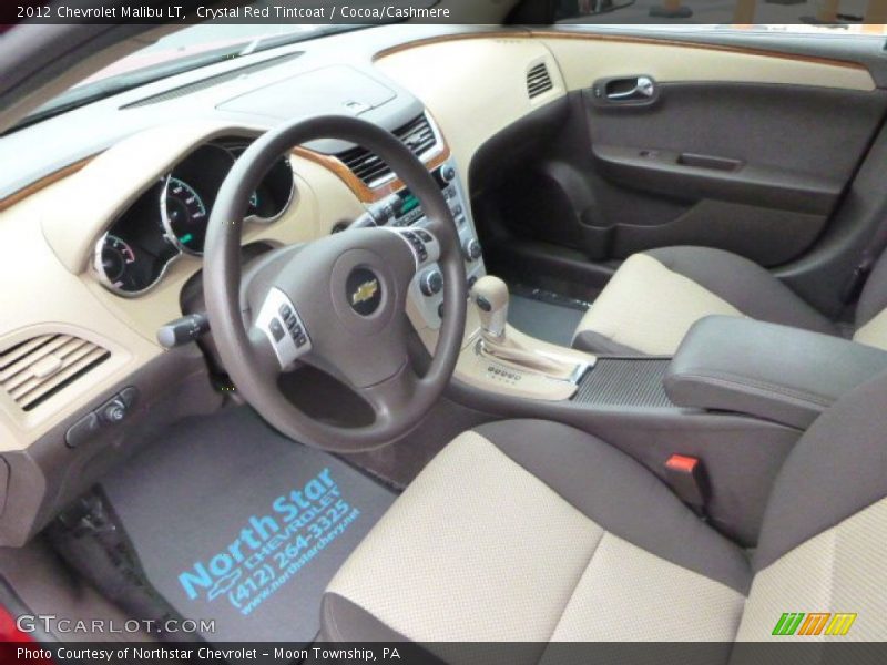 Crystal Red Tintcoat / Cocoa/Cashmere 2012 Chevrolet Malibu LT