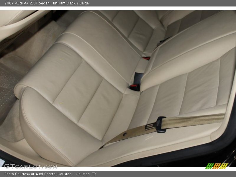 Brilliant Black / Beige 2007 Audi A4 2.0T Sedan