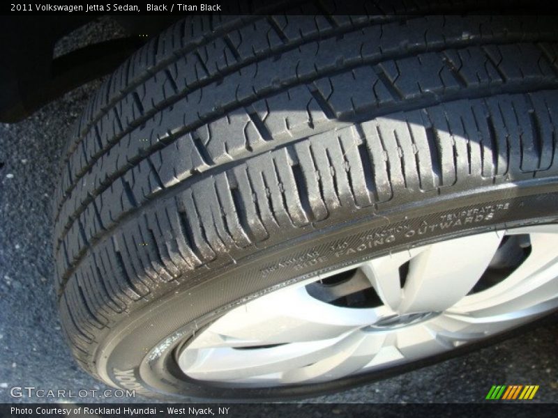 Black / Titan Black 2011 Volkswagen Jetta S Sedan