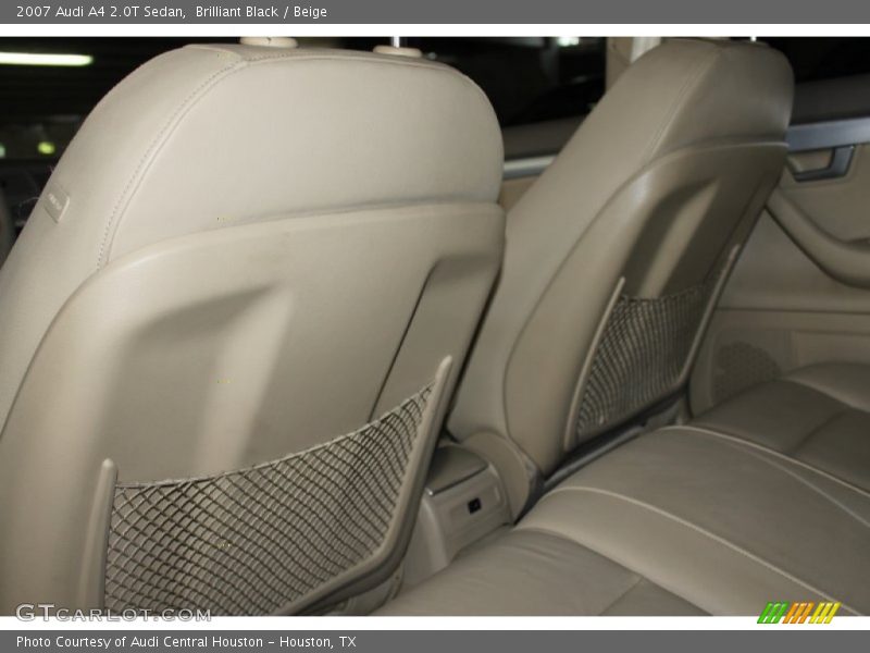 Brilliant Black / Beige 2007 Audi A4 2.0T Sedan