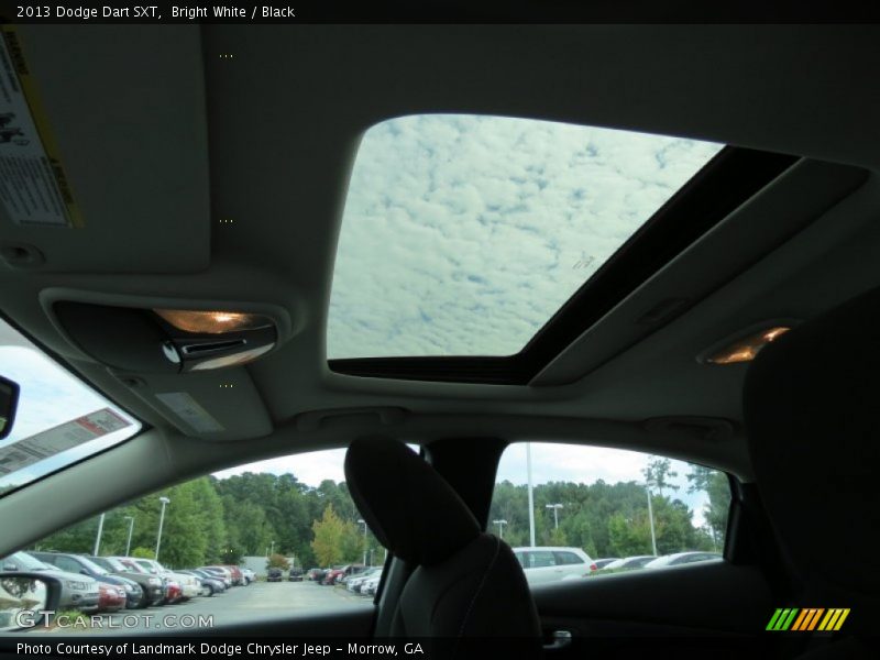 Bright White / Black 2013 Dodge Dart SXT
