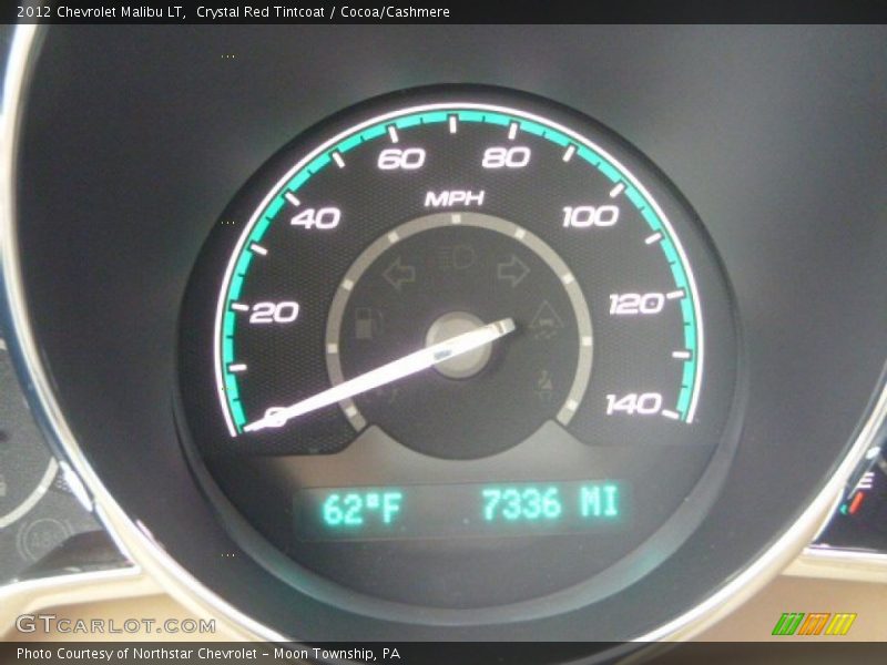 Crystal Red Tintcoat / Cocoa/Cashmere 2012 Chevrolet Malibu LT