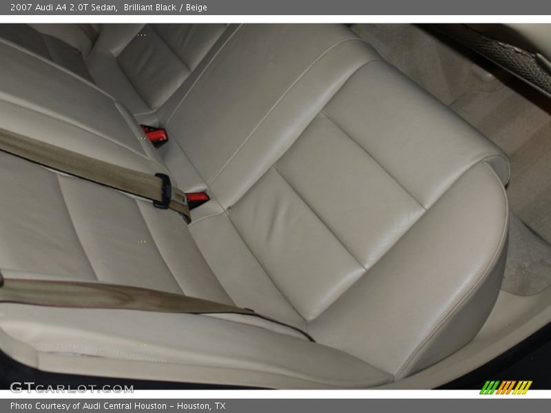 Brilliant Black / Beige 2007 Audi A4 2.0T Sedan