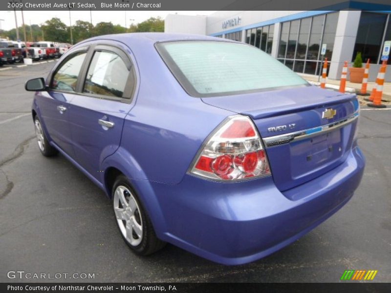 Blue Moon / Charcoal 2009 Chevrolet Aveo LT Sedan