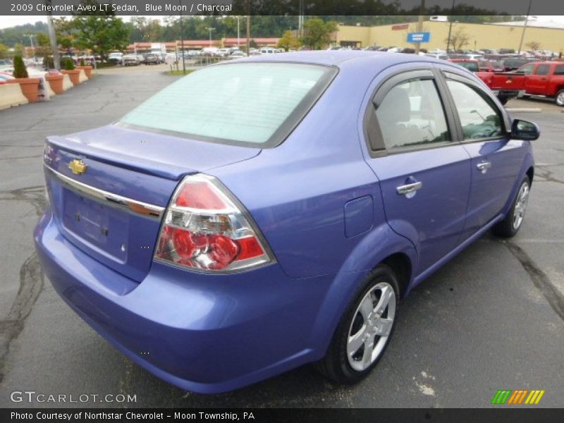 Blue Moon / Charcoal 2009 Chevrolet Aveo LT Sedan