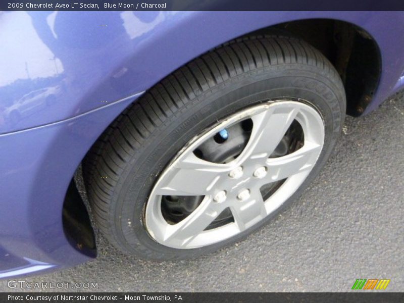 Blue Moon / Charcoal 2009 Chevrolet Aveo LT Sedan