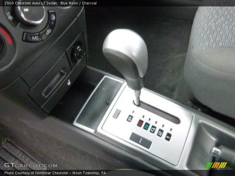 Blue Moon / Charcoal 2009 Chevrolet Aveo LT Sedan