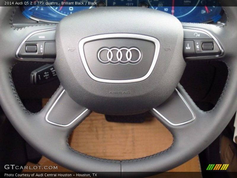 Brilliant Black / Black 2014 Audi Q5 2.0 TFSI quattro