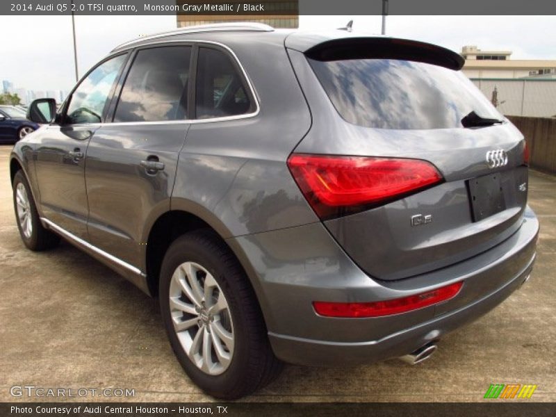 Monsoon Gray Metallic / Black 2014 Audi Q5 2.0 TFSI quattro