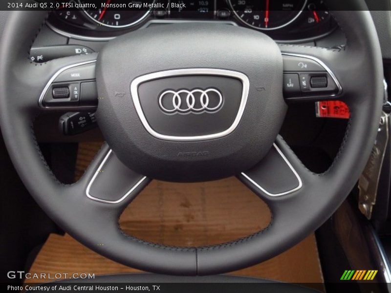 Monsoon Gray Metallic / Black 2014 Audi Q5 2.0 TFSI quattro