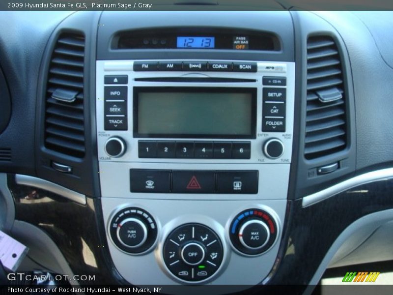 Platinum Sage / Gray 2009 Hyundai Santa Fe GLS