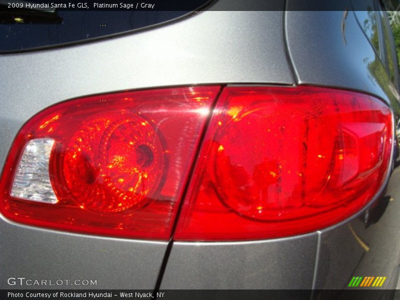 Platinum Sage / Gray 2009 Hyundai Santa Fe GLS