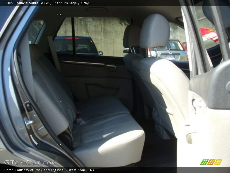Platinum Sage / Gray 2009 Hyundai Santa Fe GLS