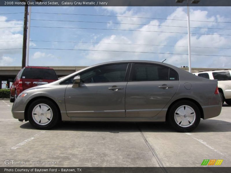 Galaxy Gray Metallic / Ivory 2008 Honda Civic Hybrid Sedan