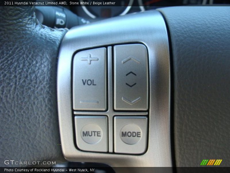 Stone White / Beige Leather 2011 Hyundai Veracruz Limited AWD
